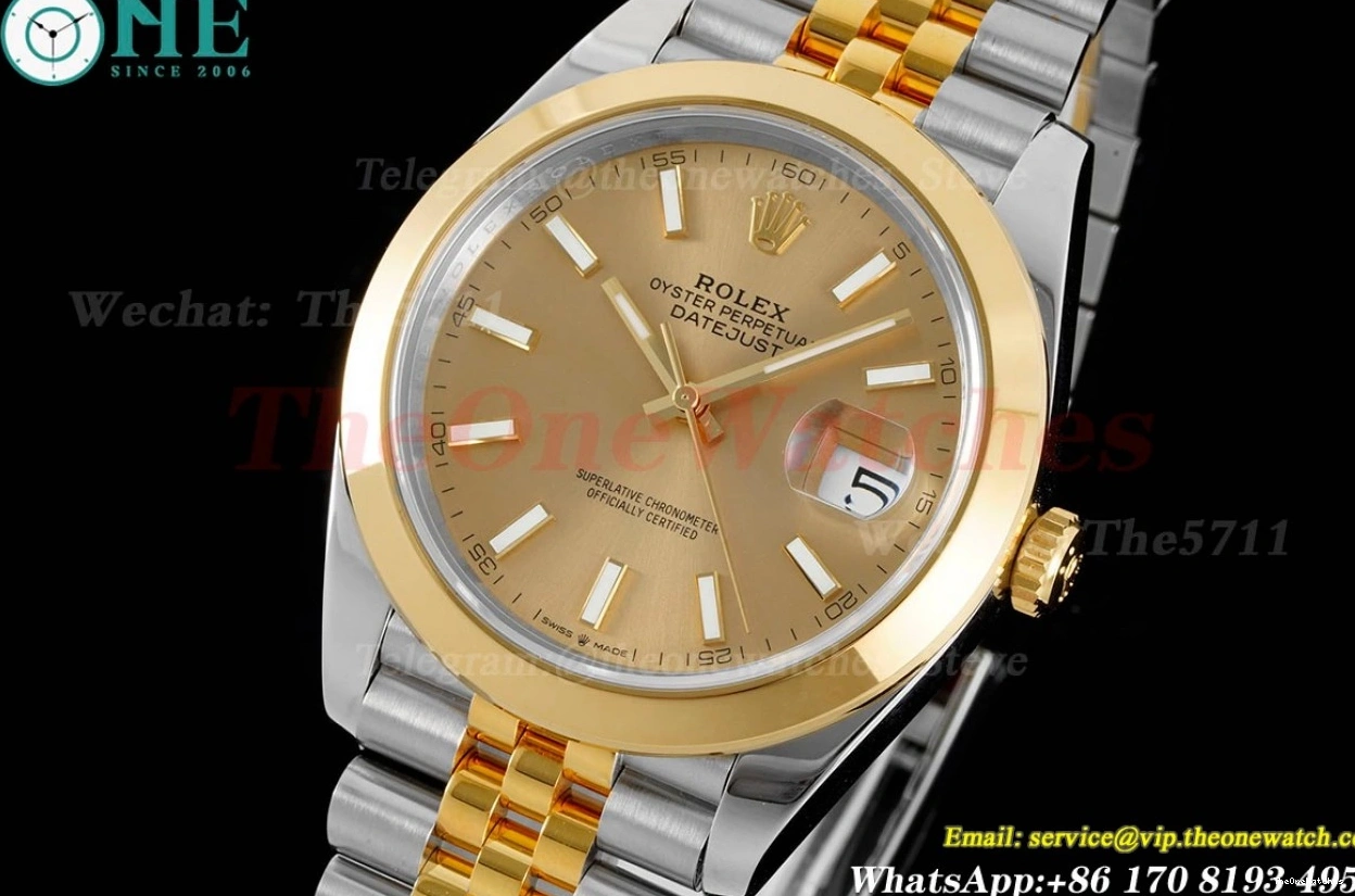 King Stk 126303 41mm YG SS VR3235 Gold Datejust Jubilee 904L 0426